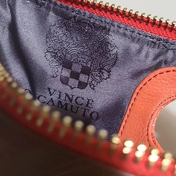 Vince Camuto Leather Monnogram Handbag - Picture 5 of 10